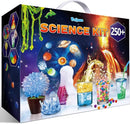 250 Experiments Kits for Kids, Science S.T.E.M Projects Scientific Toys for Boys Girls Gifts Ideas Birthday Christmas, Erupting Volcano, Planet, Bouncy Ball,Chemistry Scientist Set by TinyTreasures Baby Boutique