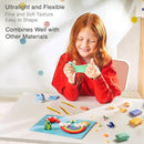 FlyFlag Air Dry Clay - 70 Colors, Ultra Light and Soft, Non-Toxic Modeling Clay for Kids with Tools and Tutorials, for Creative Play and Learning by TinyTreasures Baby Boutique