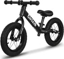 12" Balance Bike for 2, 3, 4, 5 Year Old Boys and Girls, Lightweight Nylon Frame Toddler Training Bike No Pedal Bikes for Kids with Adjustable Seat and Air Tires by TinyTreasures Baby Boutique