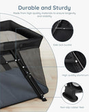 Lilian&Gema 2-in-1 Travel Crib, Portable Crib with Backpack, Lightweight Baby Travel Playpen, Foldable Play Yard with Thick Mattress for Babies & Toddlers, Baby Travel Essential by TinyTreasures Baby Boutique