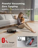 Yeedi M14 Plus Robot Vacuum and Mop, 18,000Pa Suction, OZMO Roller Instant Self-Washing Mopping, 167℉ Smart Dynamic Hot Wash & Auto-Dry, ZeroTangle 3.0 Anti-Hair Brush, All-in-One Omni Station, Black by CozyNest Decor