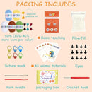 Utook Crochet Kit for Beginners，6 Cute Animals Crochet Kits with Yarn, Crochet Hooks & Accessories | Beginner-Friendly Video Tutorials | Great for Adults & Kids Learning to Crochet by TinyTreasures Baby Boutique