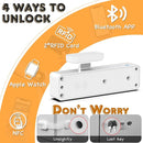 Eseesmart Smart Cabinet Lock, Hidden Magnetic Bluetooth RFID Keyless Drawer Lock, Baby Proofing Child Safety Cabinet Locks for Liquor File Cabinet Cupboard Desk Dresser Adults by TinyTreasures Baby Boutique