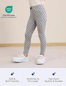 Toddler Girls Leggings 2-Pack Bamboo Viscose Little Girls Casual Stretch Pants by TinyTreasures Baby Boutique