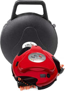 Grillbot Automatic Grill Cleaning Robot with Nylon Brushes, BBQ Grill Cleaner, Grill Brush, Grill Scraper, BBQ Accessories (Red Grillbot + Carry Case) by GreenHaven Gardens