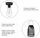 Solar Lantern Outdoor Waterproof Hanging Metal Birdcage Shaped Lantern Decorative Solar Light for Garden Yard Patio Porch by GreenHaven Gardens