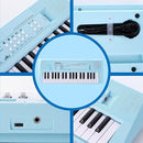 Kids Piano Keyboard, 37 Keys Portable Music Keyboard Early Learning Educational Electronic Music Piano Instrument Toys for 3 4 5 6 Year Old Boys and Girls (Blue) by TinyTreasures Baby Boutique