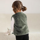 Baby Boys Girls Fleece Vest Zip Up Cute Bear Jackets Fuzzy Fall Winter Warm Clothes Newborn Outwear for Toddler Infant by TinyTreasures Baby Boutique