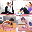 Yoga Mat Non Slip, Eco Friendly Fitness Exercise Mat with Carrying Strap,Pro Yoga Mats for Women,Workout Mats for Home, Pilates and Floor Exercises by TinyTreasures Baby Boutique