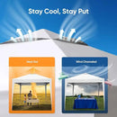 Quictent 10x10 Pop Up Canopy Tent - Instant Setup Gazebo for 1 Person, Portable & Compact, Waterproof & UV Protection, Ideal for Camping, Beach, Parties, and Outdoor Events by GreenHaven Gardens