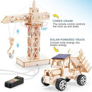 STEM Kits for Kids Ages 8-10 10-12, Wood Building Crafts Kit for Boys 8-12, Model Car Kit, 3D Wooden Puzzles Woodworking Science Projects, Construction Engineering STEM Toys for 8 10 13 12 14 Year Old by TinyTreasures Baby Boutique