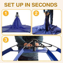 Alvantor Baby Playpen Play Yard 84"x84"x44”Large Pop Up Playpen Foldable Play Tent Indoor & Outdoor Kids Tent Lightweight Safe Space Canopy for Infants Toddlers Pets, Navy by TinyTreasures Baby Boutique