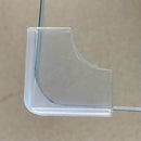 Food-Graded Silicone Clear Corner Protectors, Baby Proofing Table Edge Guards, Pre-Tapep Adhesive Soft for Kids Child Safety Proof, Cabinets Counter Furniture Bumpers (8, 1/5x4/5 in (Width)) by TinyTreasures Baby Boutique