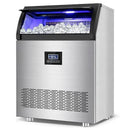 Commercial Ice Maker Machine 360LBS/24H with 80LBS Storage Bin, 126PCS Ice Cubes Ice Machine Stainless Steel Undercounter/Freestanding Ice Maker for Home Bar Outdoor, Self Cleaning by CozyNest Decor
