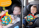 KiddoLab Steering Wheel Toy with Music,Lights,Sounds & Flip Up Mirror - Crib & Stroller Toys with Soft Fabric and Velcro Tap for Easy Attachment. Car Seat Toys for Babies and Toddlers. Ages 3 Months+ by TinyTreasures Baby Boutique
