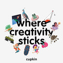 Whimsical Sticker Book Activity for Kids, Into The Forest by Cupkin, Toddler Airplane Travel Essentials, 500+ Stickers for Kids 12 Scenes + Coloring Book Pages, Crafts Ages 2-8 by TinyTreasures Baby Boutique