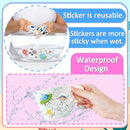 Reusable Sticker Books for Kids, Jelly Quiet Book, Preschool Learning Activities Busy Book for Toddler Travel Toys Waterproof Stickers for Kids 2 3 4 5 6 Year Old Girls Boys (Space) by TinyTreasures Baby Boutique