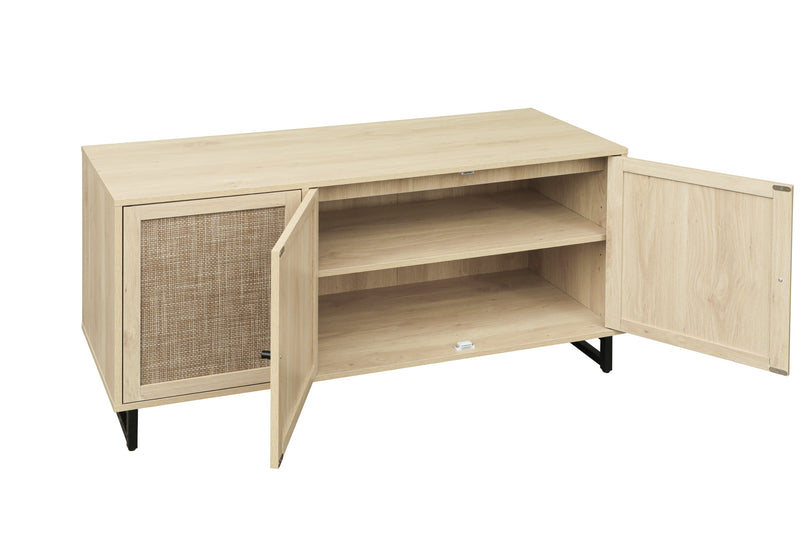 3 Door Cabinet, Sideboard Accent Cabinet, Storage Cabinet for Living Room, Hallway Entryway Kitchen