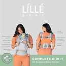LÍLLÉbaby Complete All Seasons Ergonomic 6-in-1 Baby Carrier Infant to Toddler with Lumbar Support (7-45 Pounds), 360 Degree Baby Wearing & Multi-Position, Inward & Outward Facing (Stone) by TinyTreasures Baby Boutique