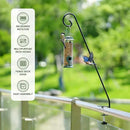 MIXXIDEA Heavy Duty Deck Rail Pole Deck Hook, Extensible and Adjustable Deck Hook for Hanging Bird Feeder, Plants, Suet Baskets,Wind Chimes,Lanterns by GreenHaven Gardens