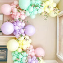 130pcs Pastel Balloons Different Sizes 18" 12" 10" 5" Macaron Latex Balloon Garland Arch Kit for Birthday Easter Baby Shower Graduation Wedding Gender Reveal Anniversary Party Decorations by CozyNest Decor