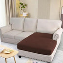 H.VERSAILTEX Super Stretch Individual Chaise Cover Sectional Couch Covers for L Shaped Sofa Both Left/Right Featuring Thick Jacquard Textured Twill Fabric (1 Piece Chaise Cover, Burnt Brick) by CozyNest Decor