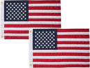 AZCOVER 2 Pack American Flag 12x18 Inch Boat Flag for Outside, 210D USA Small American Flags with Embroidered Stars Sewn Stipes and Brass Grommets for Marine Yacht UTV by GreenHaven Gardens