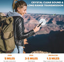 Wishouse Walkie Talkies for Adults Long Range-Rechargeable 4 Pack 2 Way Radios, Hiking Accessories Camping Gear Xmas Birthday Gift for Kids Family with Lamp,SOS Siren,NOAA Weather Alert,Easy to Use by TinyTreasures Baby Boutique