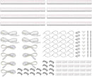 Barrina Grow Lights for Indoor Plants, Full Spectrum Sunlight, 1ft Plant Light for Indoor Growing, LED Grow Light Bulbs, T5 Grow Light Strip, Plug and Play, Pinkish White, 8-Pack by GreenHaven Gardens