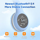 EarFun K2 Kids Bluetooth Headphones, Kids Headphones with Volume Limited, 40H Playtime, Built-in Mic, Stereo Sound, Foldable Over-Ear Headphone for School/Travel/iPad/Tablet, Sky Blue by TinyTreasures Baby Boutique