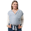 Momcozy Baby Wrap Carrier, Easy to Wear Infant Carrier Slings, Lightweight Hands Free Baby Sling, Adjustable Baby Carriers for Newborn to Toddler 8-35 lbs, Grey by TinyTreasures Baby Boutique