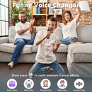 Karaoke Machine for Adults and Kids, Portable Bluetooth Karaoke Speaker with 2 Wireless Microphones for TV, Singing Karaoke for Home Party, Great Gifts for Boys and Girls by TinyTreasures Baby Boutique