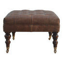 Buffalo - Ottoman With Castor Legs by HouseOfZazla