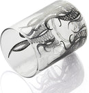 Octopus Tentacle Whiskey Glassware Set Of 2 9 Oz Handmade Craft Beer Cocktail Water Bar Rock Glass K by The Wine Savant