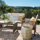 4 Piece Outdoor Chat Set With Water-Resistant Cushions by HouseOfZazla
