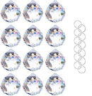 Crystalsuncatcher Clear Glass Crystal Ball Prism Feng Shui Lamp Hanging Drop Chandelier Pendants Suncatchers Pack of 12 pcs(20mm) by GreenHaven Gardens