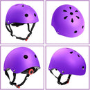Adjustable Helmet for Ages 3-16 Kids Toddler Boys Girls Youth,Protective Gear with Elbow Knee Wrist Pads for Multi-Sports Skateboarding Bike Riding Scooter Inline skatings Longboard Roller Skate by TinyTreasures Baby Boutique