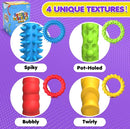 Sensory Fidget Toys for Kids Adults - 8 Pack Stretchy Fidget Bracelet | Texture & Calming Autism Sensory Toys for Special Needs Autistic Children | Calm Down Toy for Toddler Girls Boys by TinyTreasures Baby Boutique