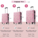 Hardshell Luggage Sets 3-Pcs Spinner Suitcase with TSA Lock