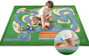 Kids Play Rug, 1.3" Thickened Knee Protection Playmat 39"×59" Car Mat for Track Racing Non-Slip Educational Activity Mat Toddler Rugs for Play Area by TinyTreasures Baby Boutique