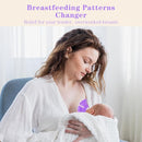 Hot/Cold Breast Gel Bead Ice Packs Breast Cooling/Heat Pads Relief for Breastfeeding, Nursing Pain, Mastitis, Engorgement, Swelling, Plugged Ducts | Boost Milk Let-Down & Production,2 Pack (Purple) by TinyTreasures Baby Boutique