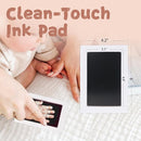 Inkless Baby Hand and Footprint Kit,Clean-Touch Ink Pad Kit,Safe No Mess Printing Infant Hand Foot Stamp,2 Pack Newborn Inkless Print Pads Best Keepsake or Gifts for Family by TinyTreasures Baby Boutique