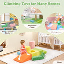 QUCHI Climbing Toys for Toddlers, Baby Climbing Blocks, 7-Piece Soft Foam Climbing Blocks Set, Baby Climbing Toys, Toddler Playtime Corner Climber Foam Play Gym for Climbing Crawling and Sliding by TinyTreasures Baby Boutique