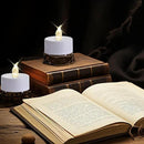 Tea Light Candles with Remote Control,12pack Flickering Flameless LED Candle,Long Lasting 400+Hours,Battery Operated with Timer for Home Decoration Seasonal &Festival Celebration WarmWhite by GreenHaven Gardens