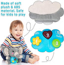 Aitbay Plush Elephant Music Baby Toys 0 to 6 Months, Cute Stuffed Animal Light Up Baby Toys Newborn Baby Musical Toys for Infant Babies Boys & Girls Toddlers 6 to 12 Months by TinyTreasures Baby Boutique