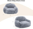 Giant Bean Bag Chair, Oversized Bean Bag Chairs for Adults and Kids, Gaming Chair Stuffed Memory Foam | Storage | Non-Slip, Removable Bean Bag Sofa Comfy Chair for Bedroom, Livingroom by CozyNest Decor