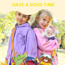Avenir Sewing Kit for Kids Birthday Gifts for Kids Aged 6 Corduroy Fabric With Shoulder Strap Safe Needles Pre-cut Felt Easy DIY Arts and Crafts for Boys and Girls Stuff No Mess with Full Instructions by TinyTreasures Baby Boutique