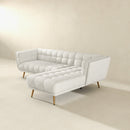 Addison - L Shape Sectional Sofa Tufted by HouseOfZazla