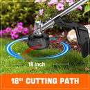SENIX GTBCU4QL-M 4QL 31 cc Gas Brush Cutter, 4-Cycle String Trimmer and Edger Lawn Tool with Straight Shaft, Front D-Handle, Bump Feed, 17.7 Inch Cutting Width by GreenHaven Gardens