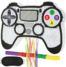 WERNNSAI Video Game Piñata - Game Controller Piñata Bundle with Blindfold and Bat for Boys Piñata Gaming Theme Party Decoration Supplies Pull String Piñata for Birthday Party Celebration by TinyTreasures Baby Boutique